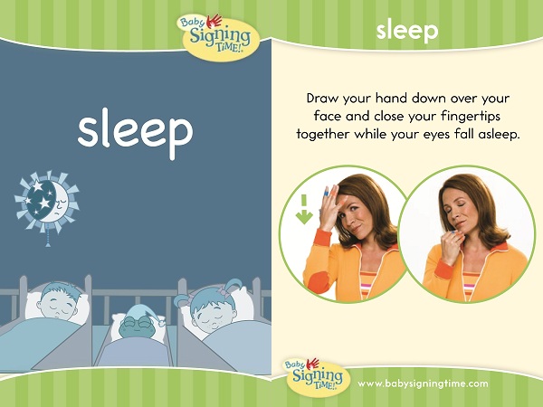 Learn How To Sign Sleep In ASL SigningTime Dictionary